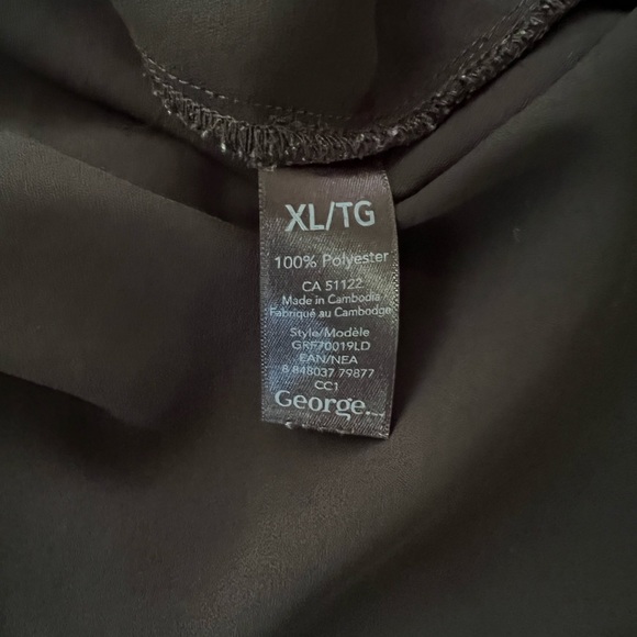 XL Black Tunic Length Top - Picture 2 of 2